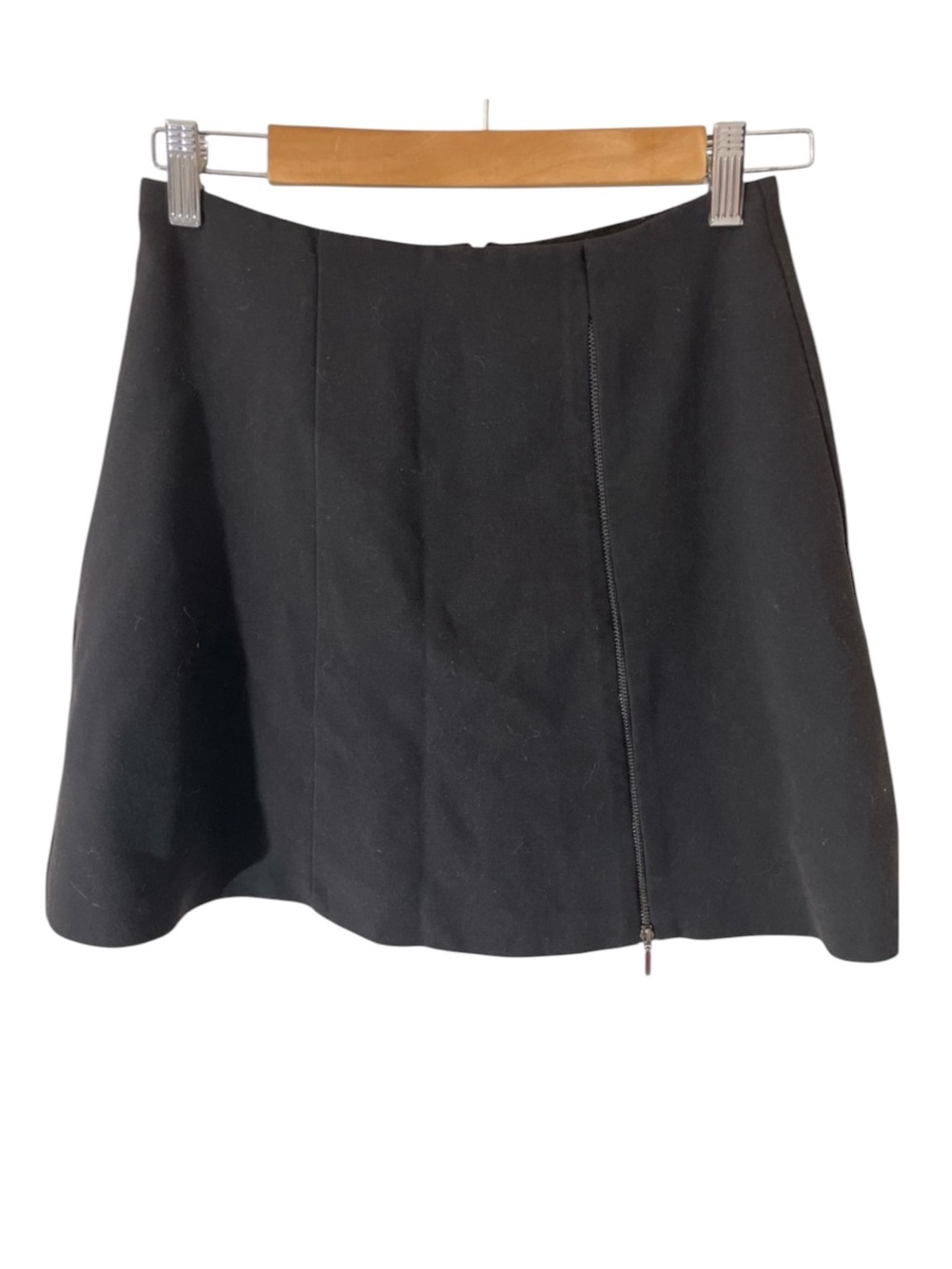H9 - ASOS - Black skirt - SIZE 6 - zipper - SMALL